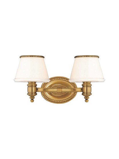 Richmond 2-Light Bath Light in Flemish Brass.